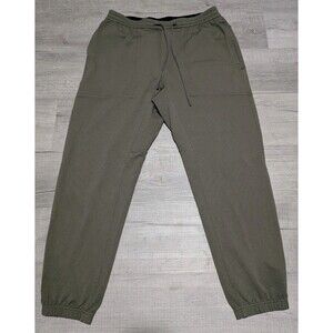 Lululemon Train Jogger Mens Sz Large Rover Relaxed-Fit Drawstring Stretch Olive